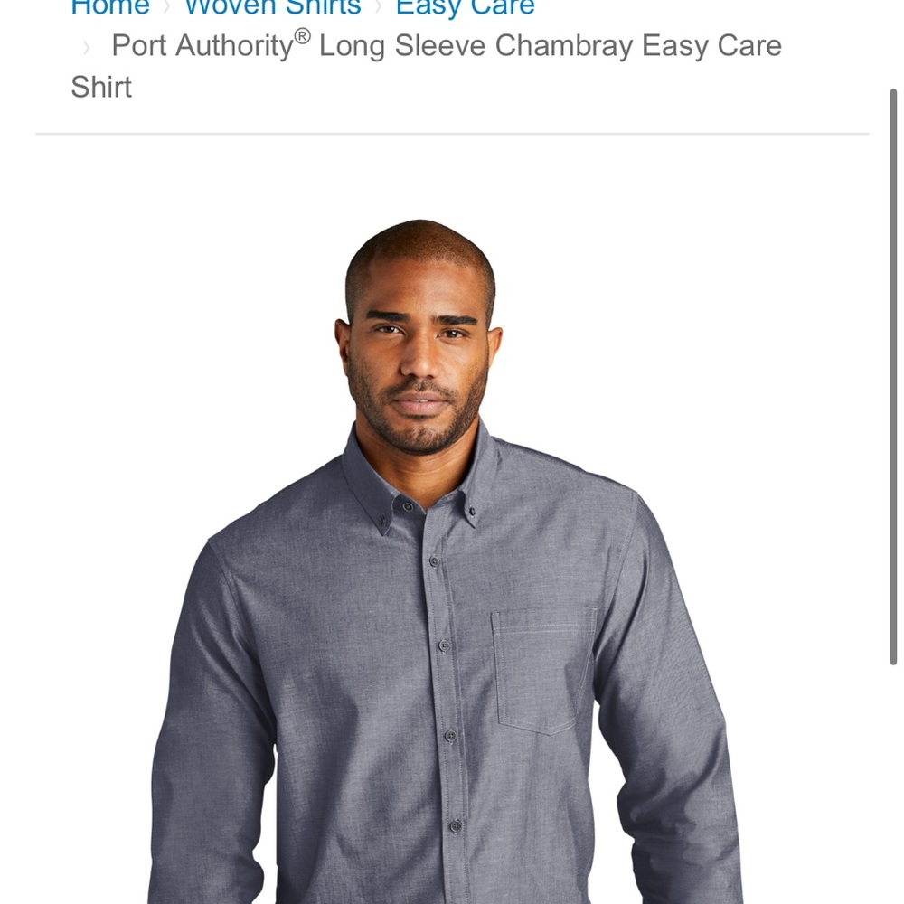 Port Authority men’s Brand New (no tags) dress shirts with Acura logo front/ lef